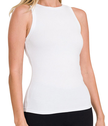 Express it Ribbed Tank