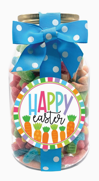Easter Candy Jar - Sour Gummy Worms