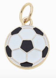 Charmed | Soccer Ball Enamel Charm