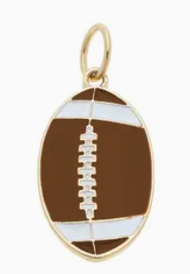 Charmed - Football Enamel Charm