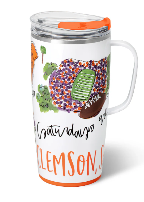 Swig |Travel Mug 22oz -Saturdays in Clemson
