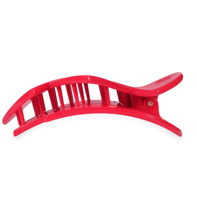 Teleties | Heart to Heart Large Flat Hair Clip - Red