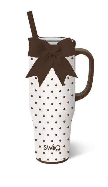 Swig | 40 oz. Mega Mug - Mocha Dot