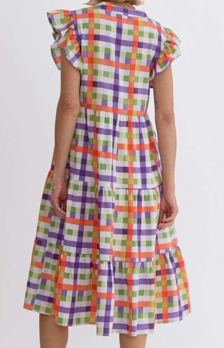 Fresh and Fun Midi Dress