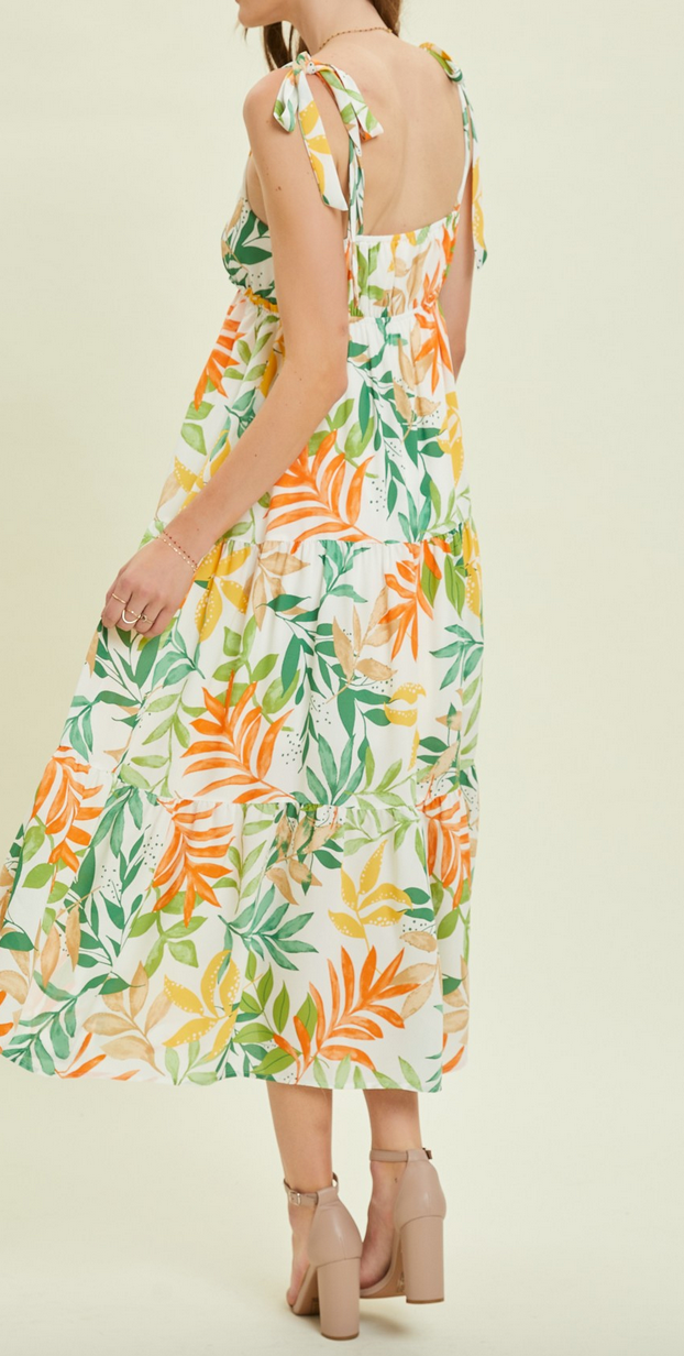 Sunset Soiree Midi Dress