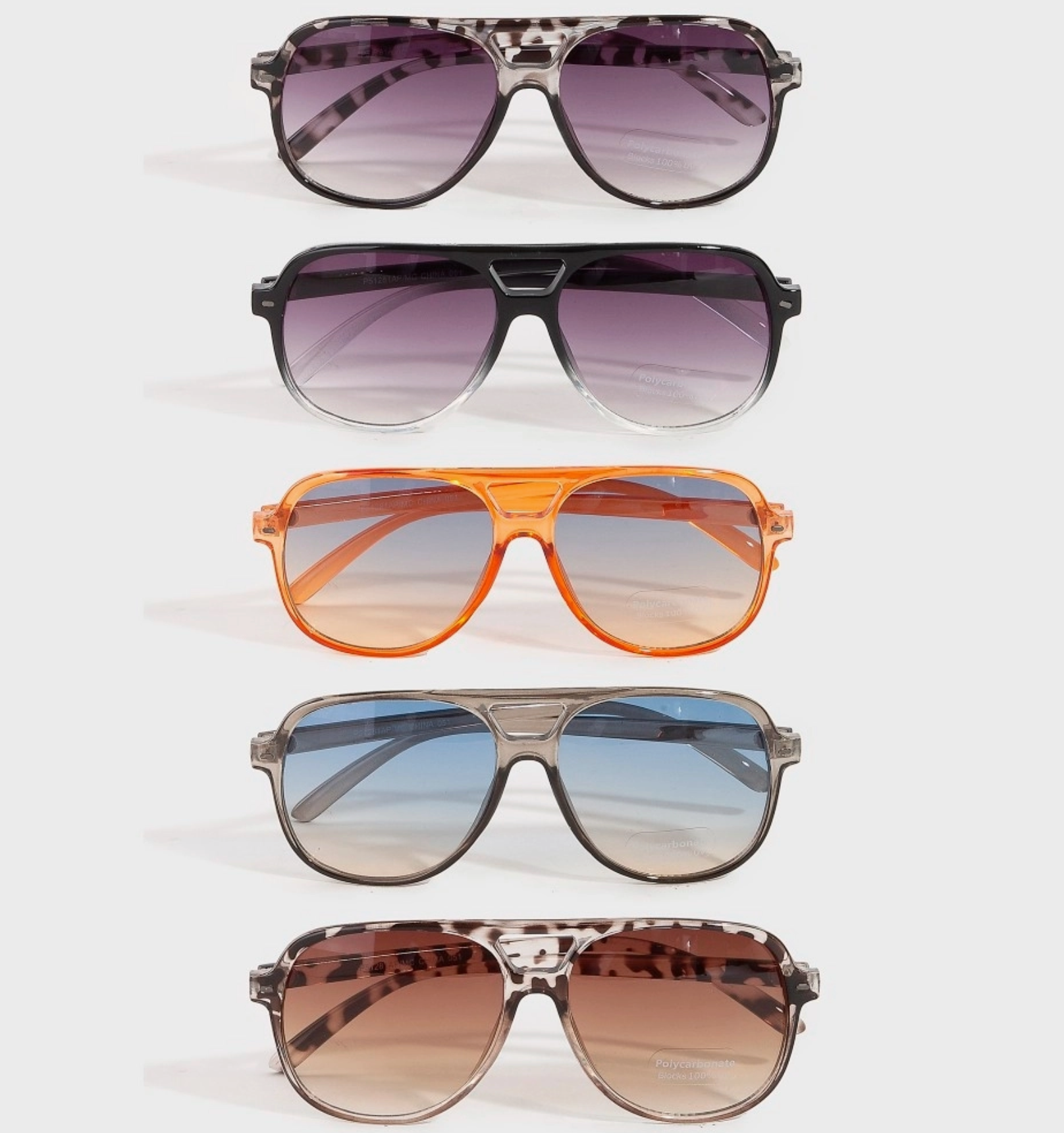 Vintage Style Gradient Aviator Sunglasses