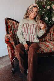 Gratitude Puff Long Sleeve Tee