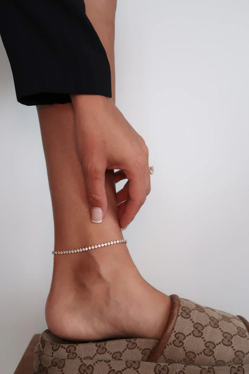 Rhinestone Anklet