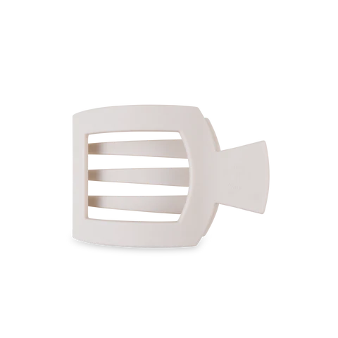 Medium Flat Square Hair Clip - Toasted