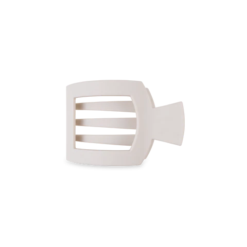 Small Flat Square Hair Clip - Toasted