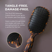 Teleties | Detangler Hair Brush for Fine Hair – Tortoise
