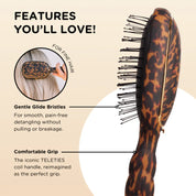 Teleties | Detangler Hair Brush for Fine Hair – Tortoise