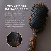 Teleties | Detangler Hair Brush for Medium Hair – Tortoise