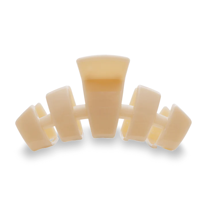 Teleties | Classic Small Claw Hair Clip - Almond Beige