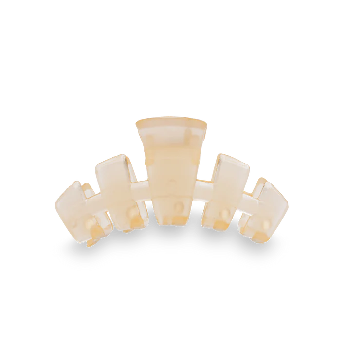Teleties | Tiny Claw Clip - Almond Beige