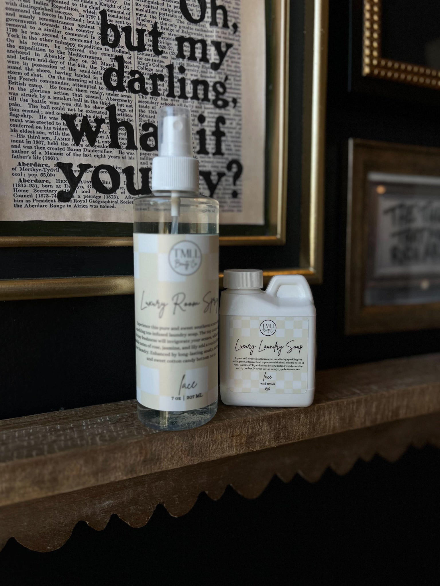 Luxury Room Spray - Lace-250 - TMLL Beauty Co - Fragrance-LEATHER & LACE-[option4]-[option5]-[option6]-Leather & Lace Boutique Shop