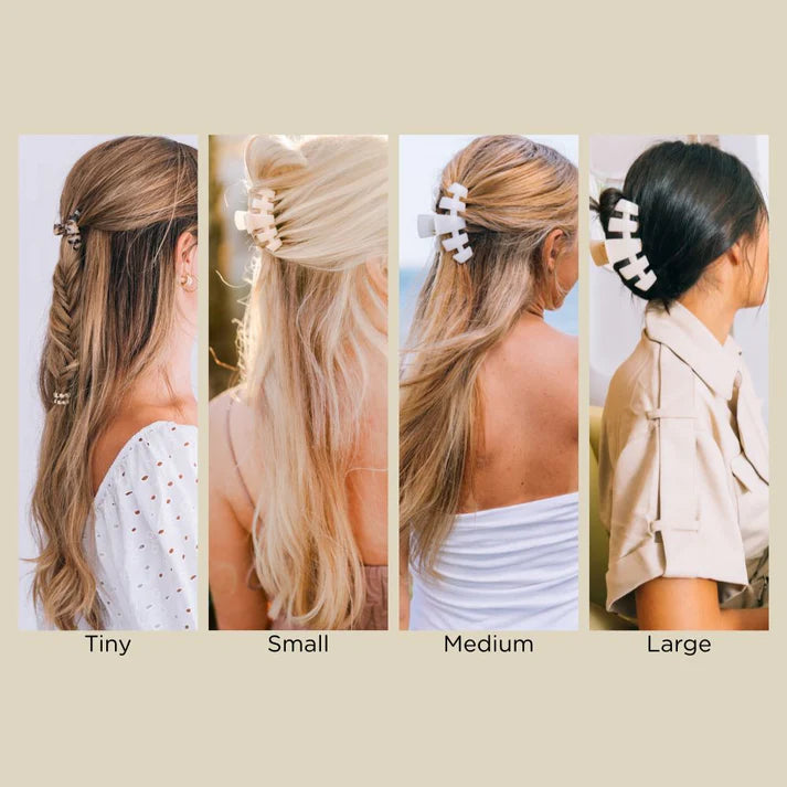 Teleties | Classic Small Claw Hair Clip - Blonde Tortoise