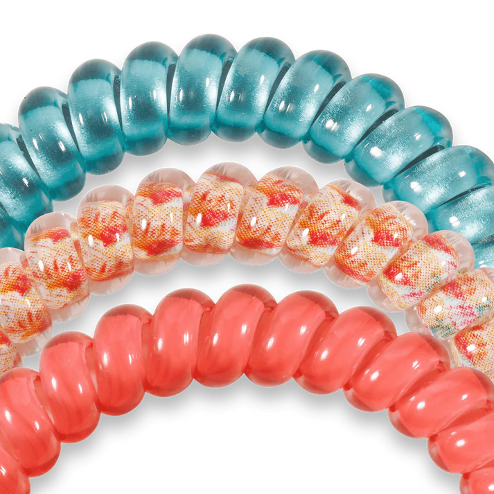 Teleties Coral Craze Small Hair Ties - Small