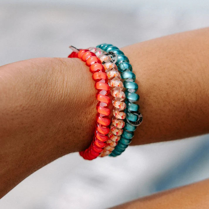 Teleties Coral Craze Small Hair Ties - Small