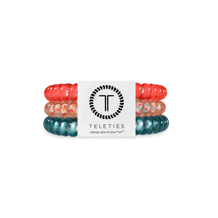 Teleties Coral Craze Small Hair Ties - Small