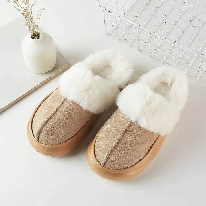 Classic Suede Soft Home Slippers