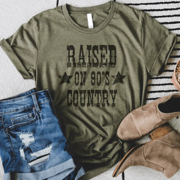 Raised On 90's Country Graphic Tee