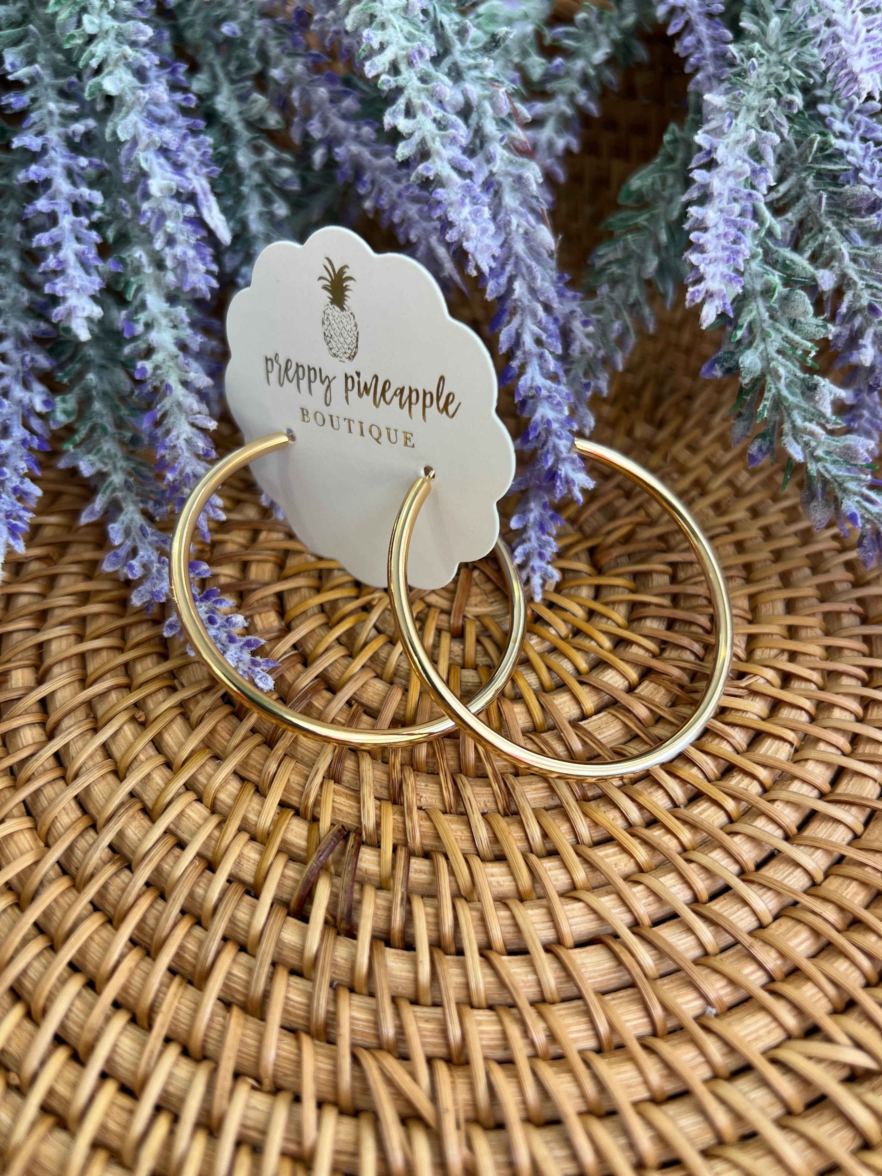 Gold Dipped Hoops