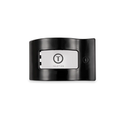 Teleties |Small Flat Rectangle Hair Clip - Jet Black