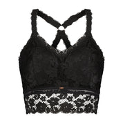 Juliette Deluxe Racerback Lace Bralette - Black