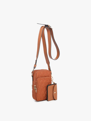 Parker Quilted Crossbody - Tan