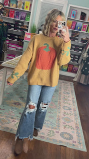 Cutest Pumpkin in the Patch Knit Sweater - Camel