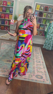 Forever Starts Here Halter Maxi