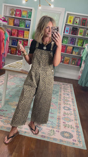 Roar In Style Twill Overalls