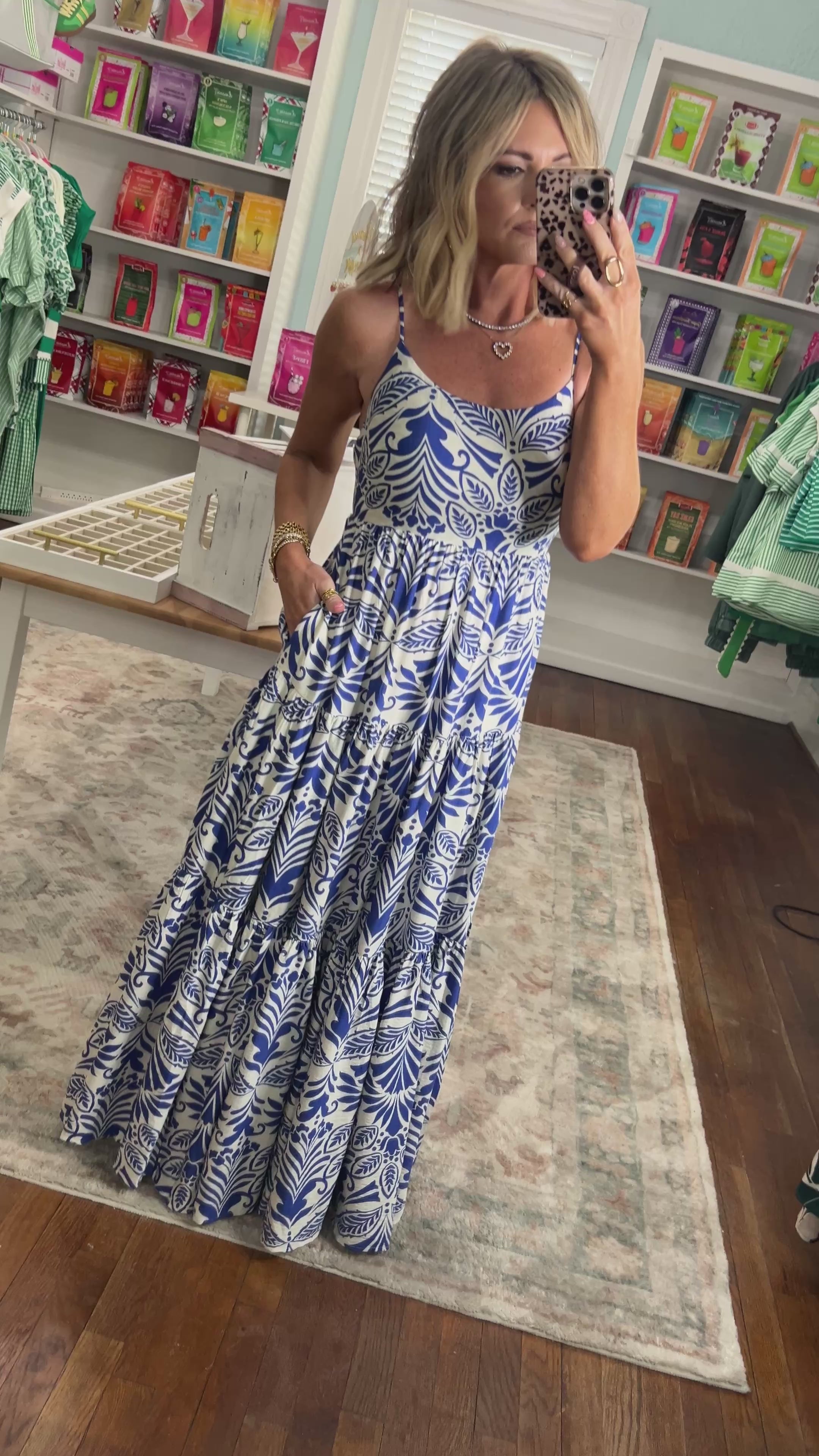 Vacation Sun Tiered Maxi Dress