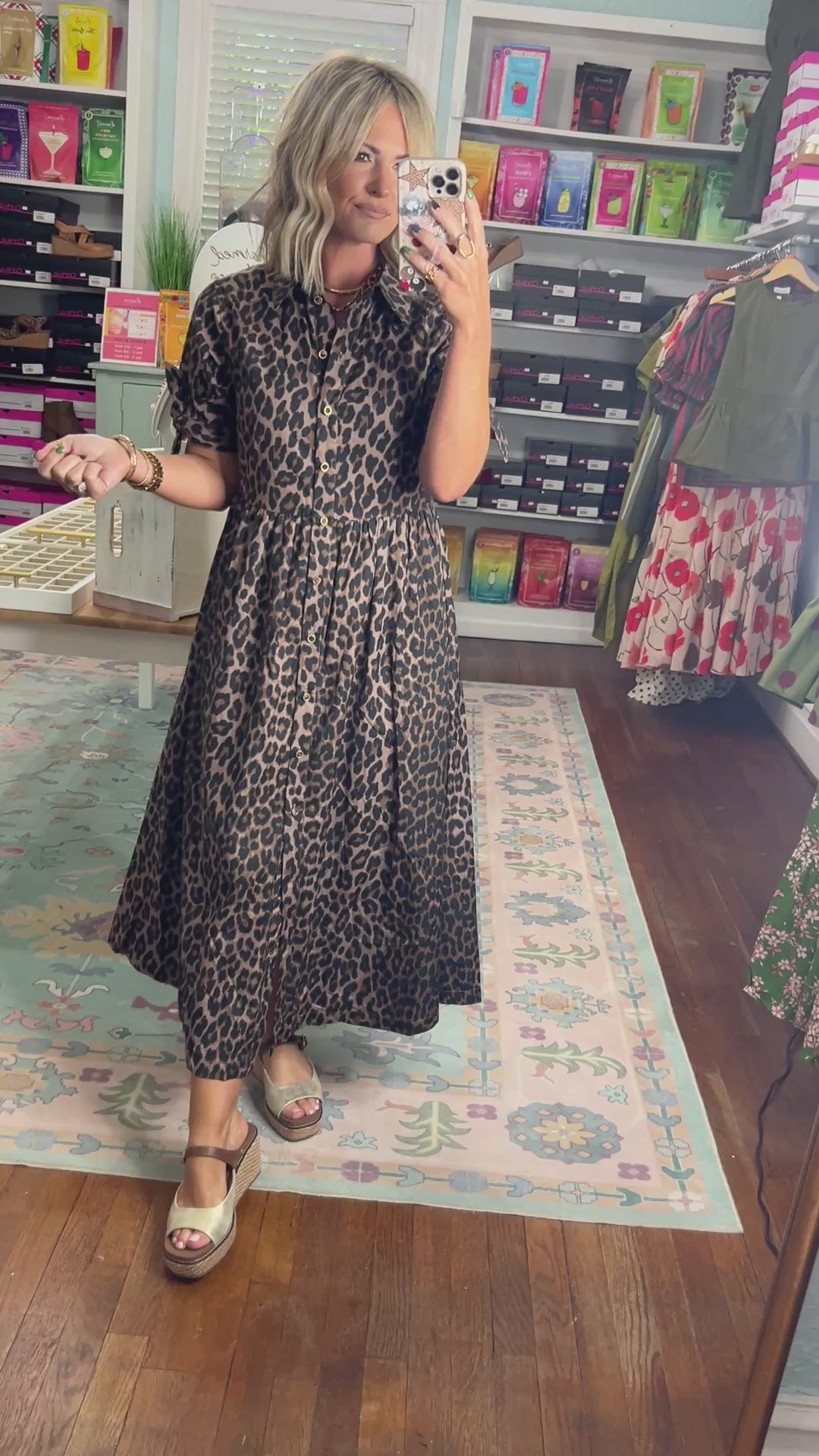 So In The Moment Leopard Dress