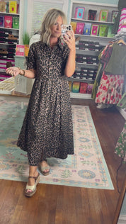 So In The Moment Leopard Dress