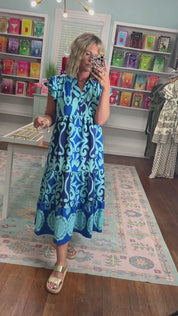Free Spirit Tiered Midi Dress