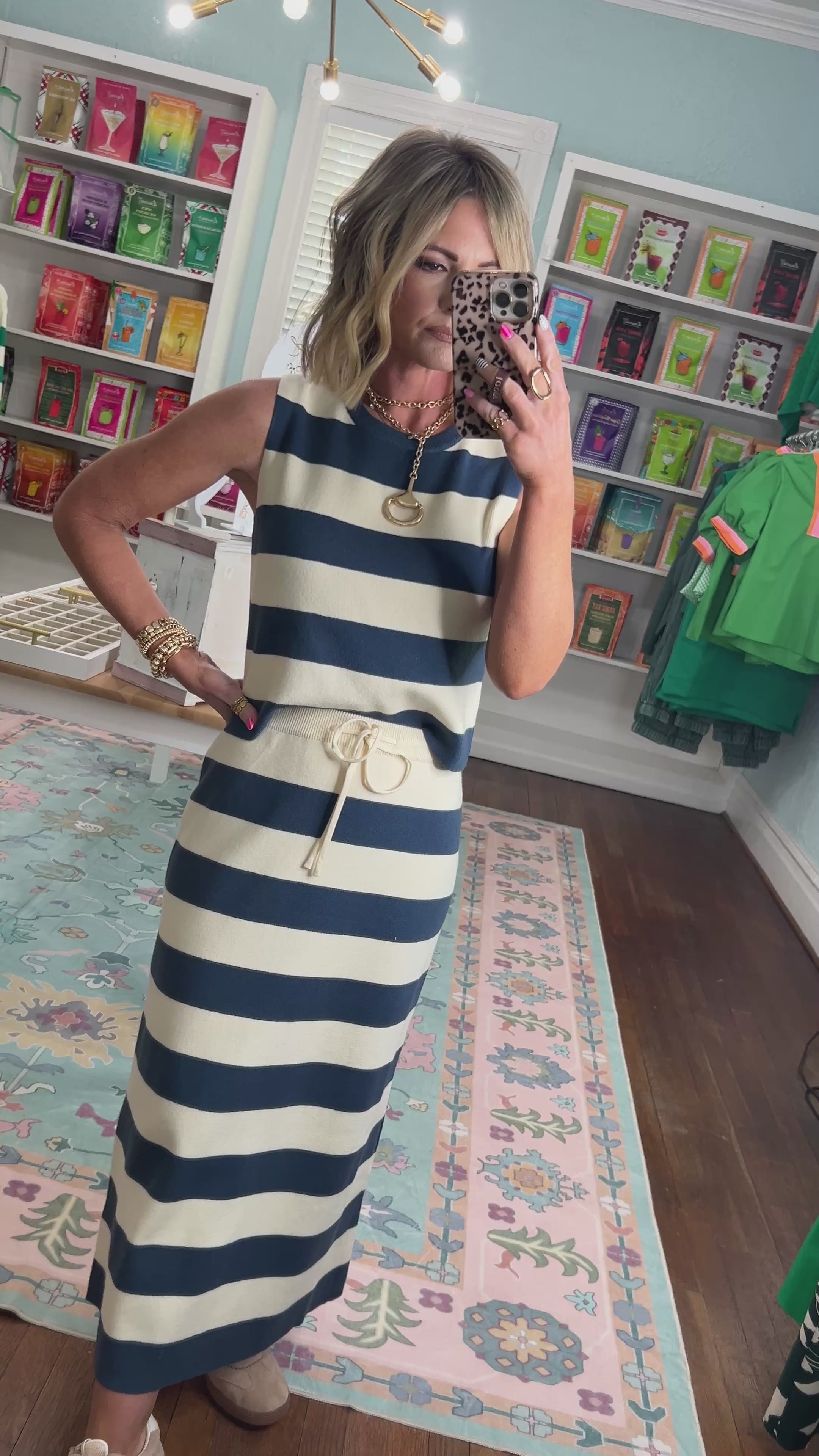 Always on Your Mind Striped Set