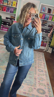 Risen |Oversized Denim Jacket