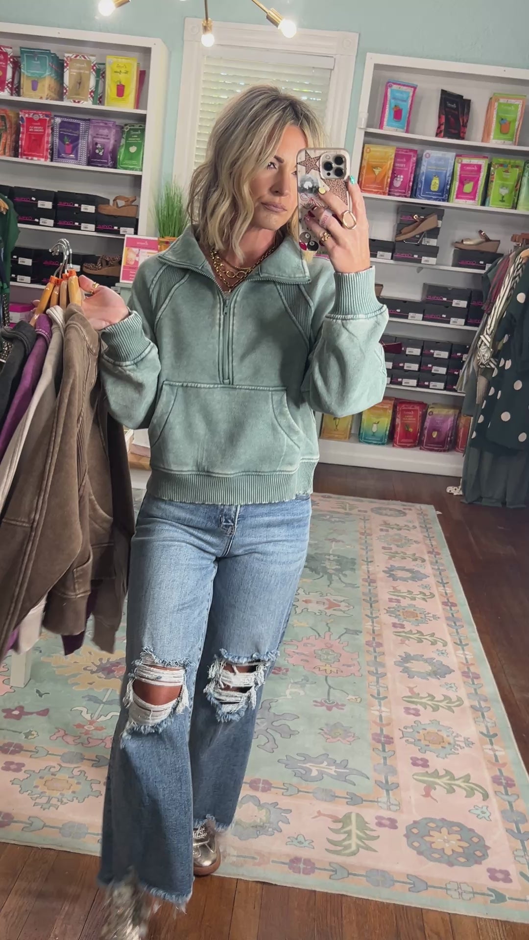 Wondering About the Wind Fleece Pullover - Ash Mocha