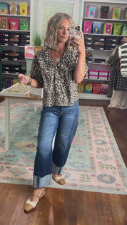 Feeling Fun Leopard Print Blouse
