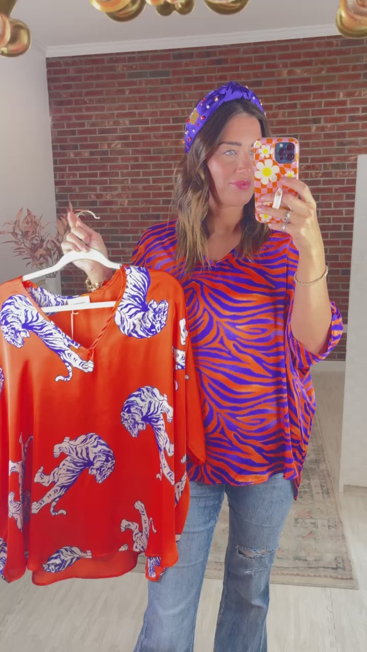 Clemson Tigress Top