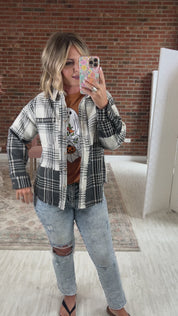 Totally Plaid Oversized Shacket