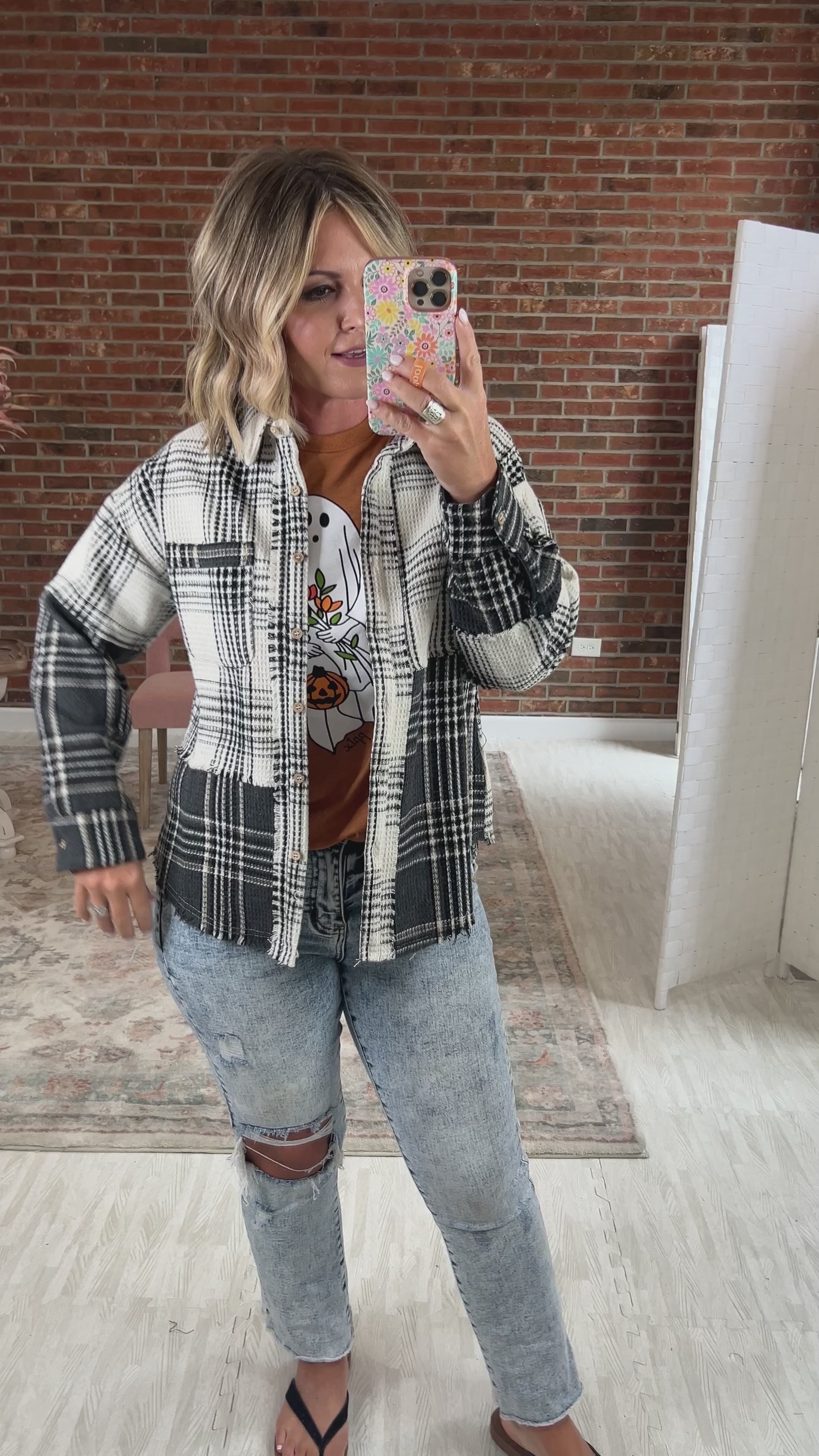 Totally Plaid Oversized Shacket