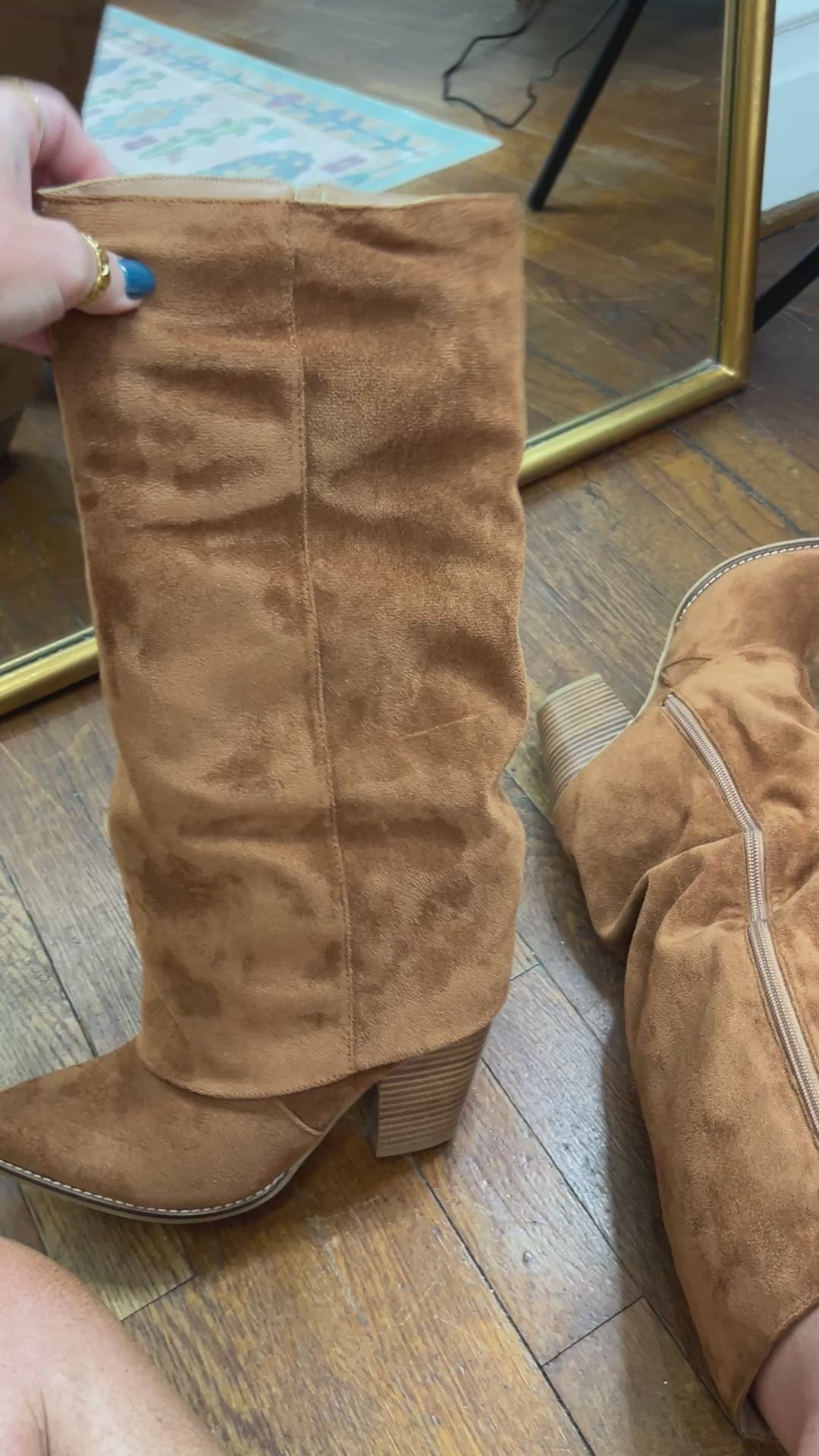 Corkys | High Road - Tobacco Faux Suede