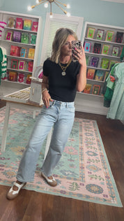 Risen | Slouchy Crop Barrel Jeans