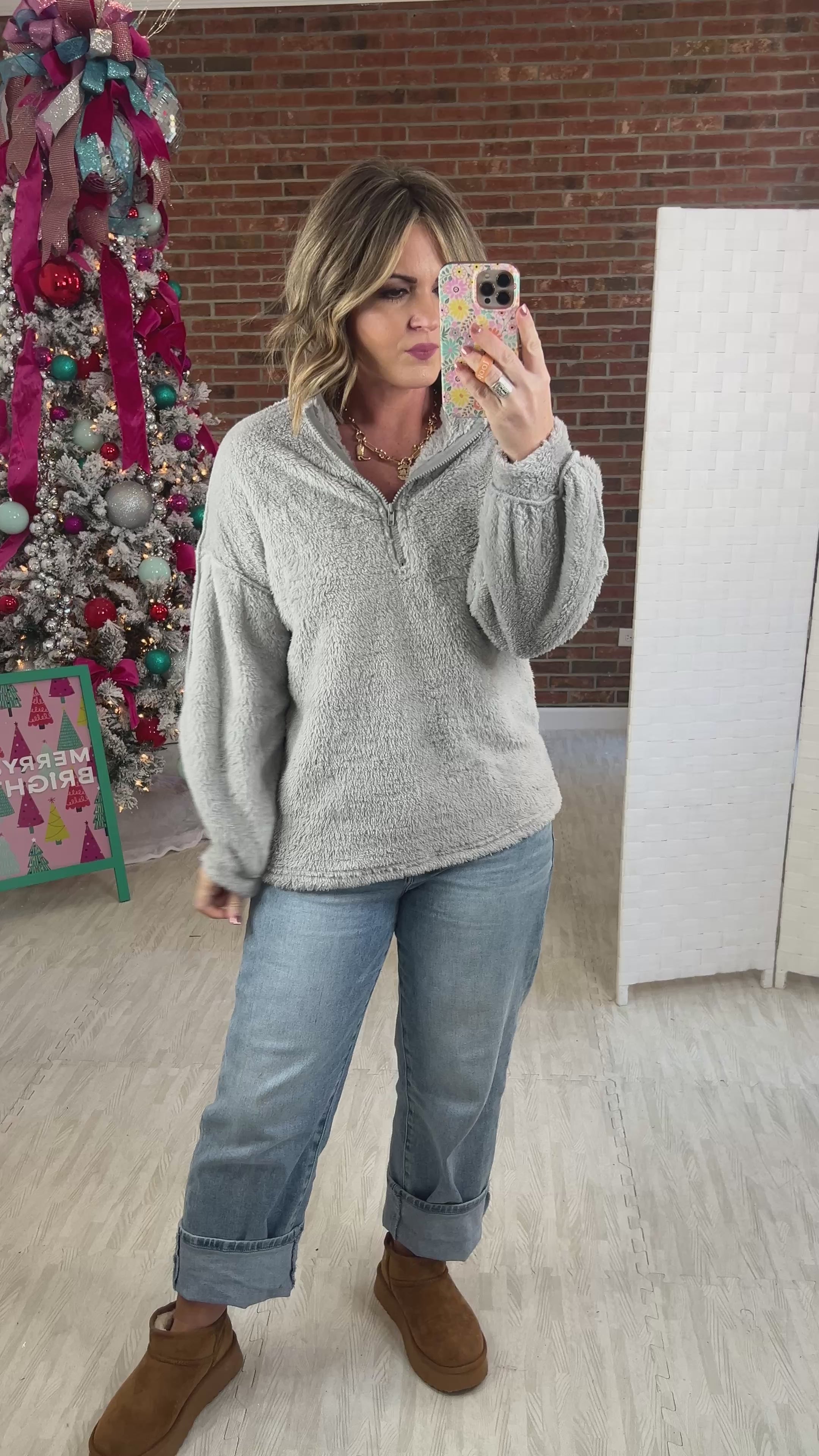 Cozier Than Ever Sherpa Top