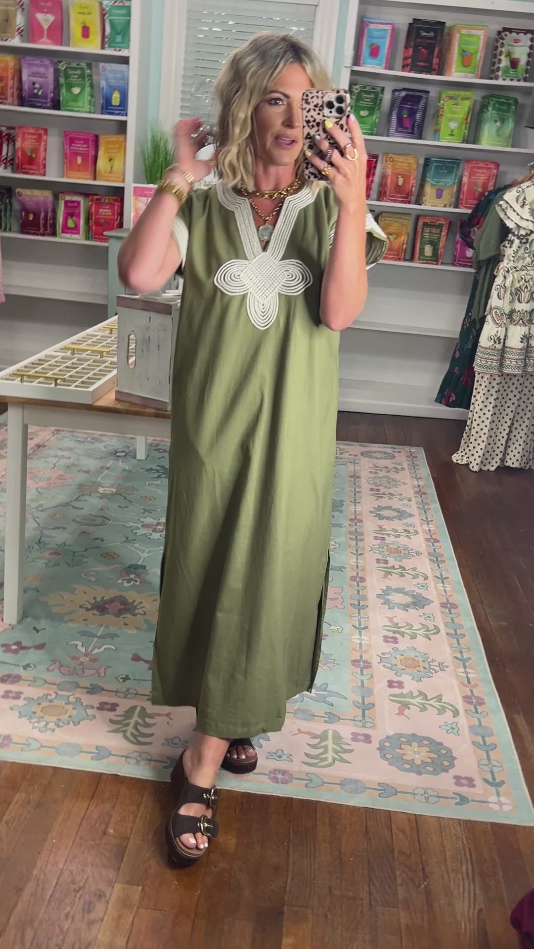 It's Up To You Midi Dress - Olive