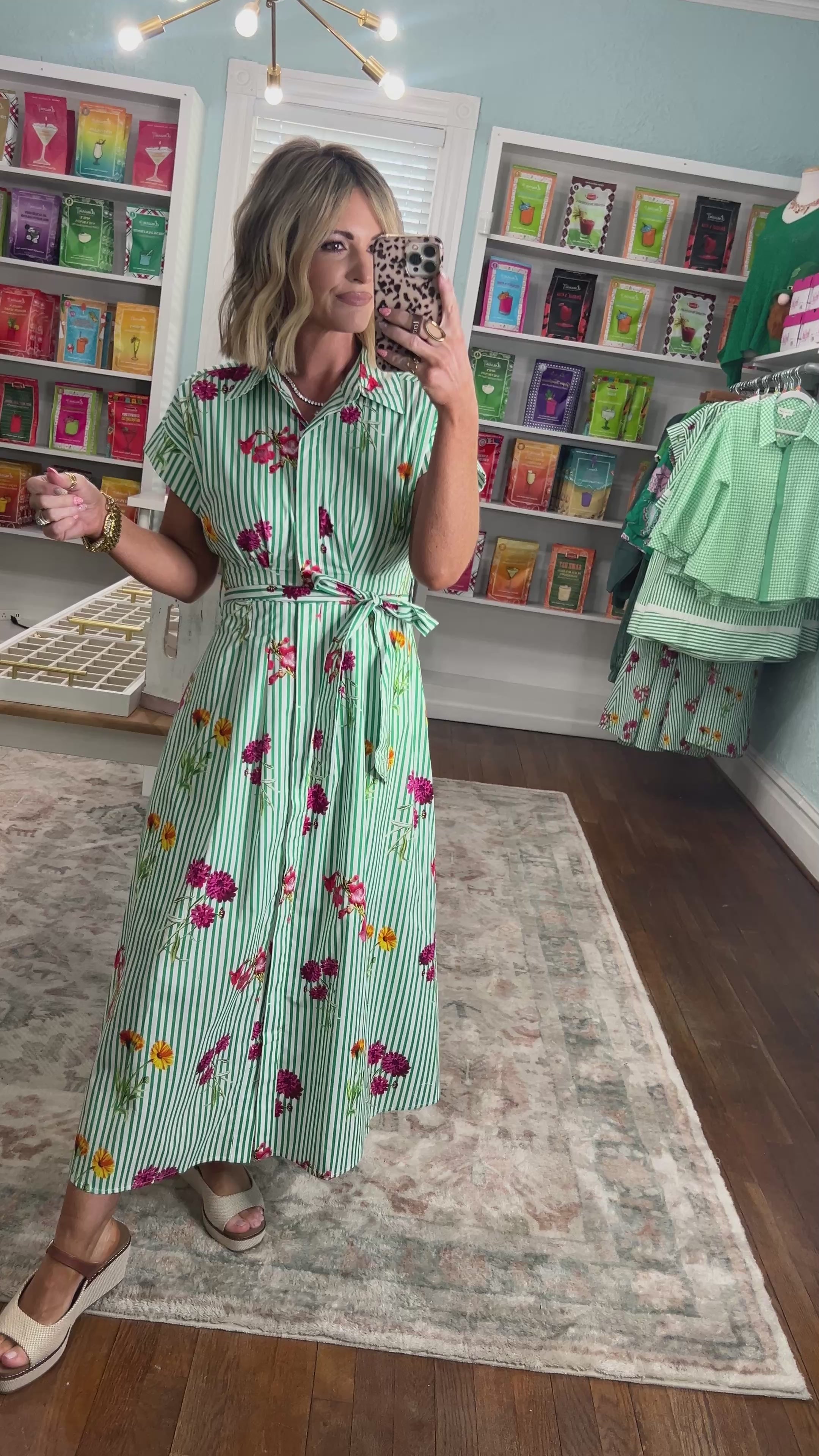 Staying Optimistic Floral Midi Dress