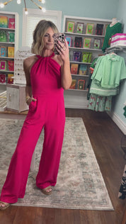 Cocktail Hour Jumpsuit - Chambray